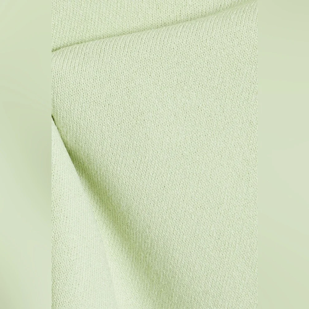 Vince Stretch Knit Sweater Light Green Size Large Minimalist Lightweight NWOT